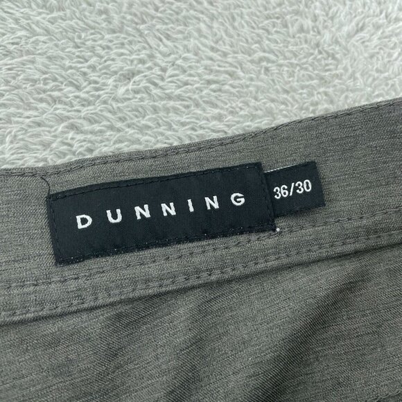 Dunning Mens Gray Golf Pants Size 36/30 Flaw 3482 - Picture 3 of 10